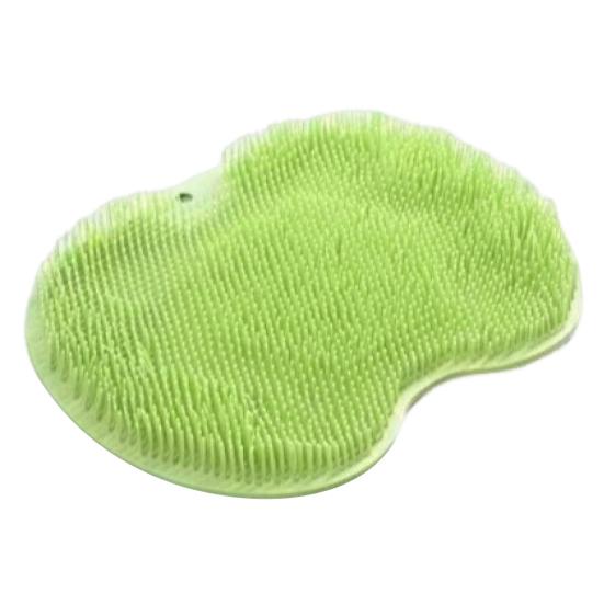 Коврик для ног Глубокая очистка Мойка для ног в душе с массажными щетинками Легко чистить Сушить Снимает усталость Присоски Скраб для ухода за ногами