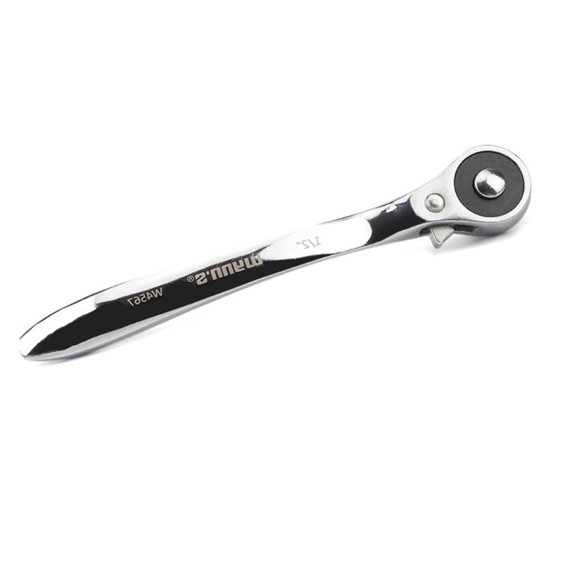 Мини 1/4" 3/8" 1/2" Стержень отвертки Регулируемый Быстрый трещоточный ключ Быстросъемный торцевой ключ Инструменты