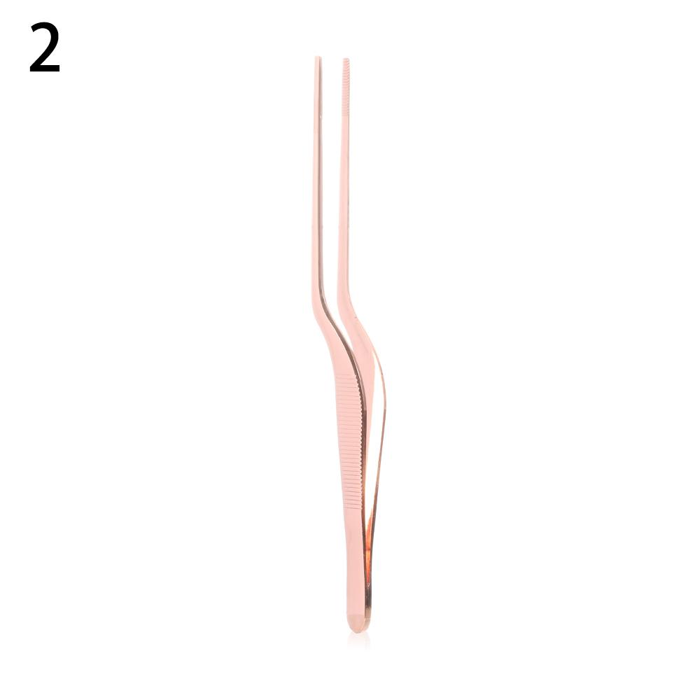 1PC 14-20cm Stainless Steel Tweezer Extra-Long BBQ Clip Barbecue Tongs Serving Presentation Seafood Tool Kitchen Chef Supplies