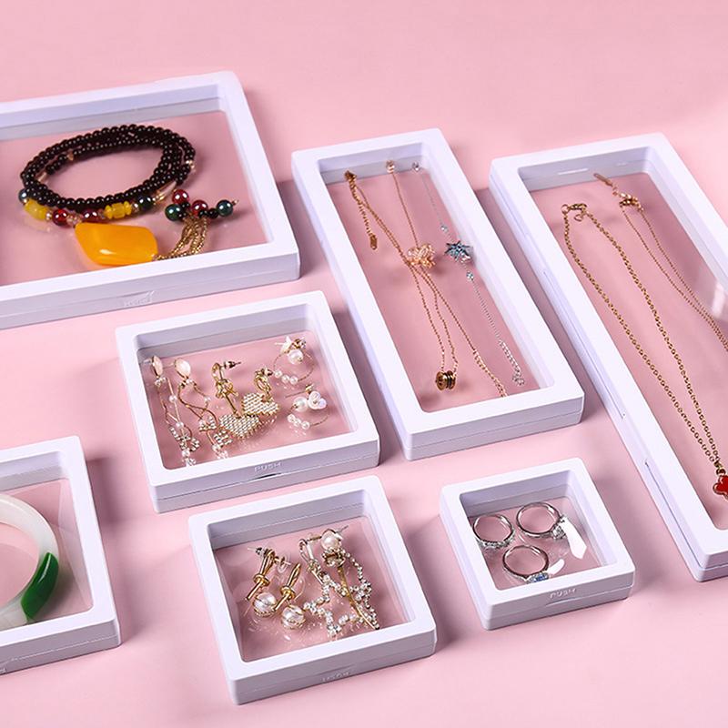 PE пленка брошь монеты драгоценные камни коробка для хранения ювелирных изделий пылезащитный футляр для выставочного кольца