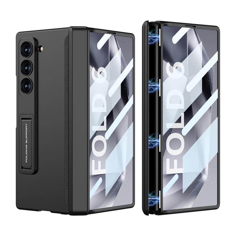 Магнитный чехол-книжка 360° со встроенной рамкой для экрана для Samsung Galaxy Z Fold 7 6 5 4 3 5G, противоударный чехол
