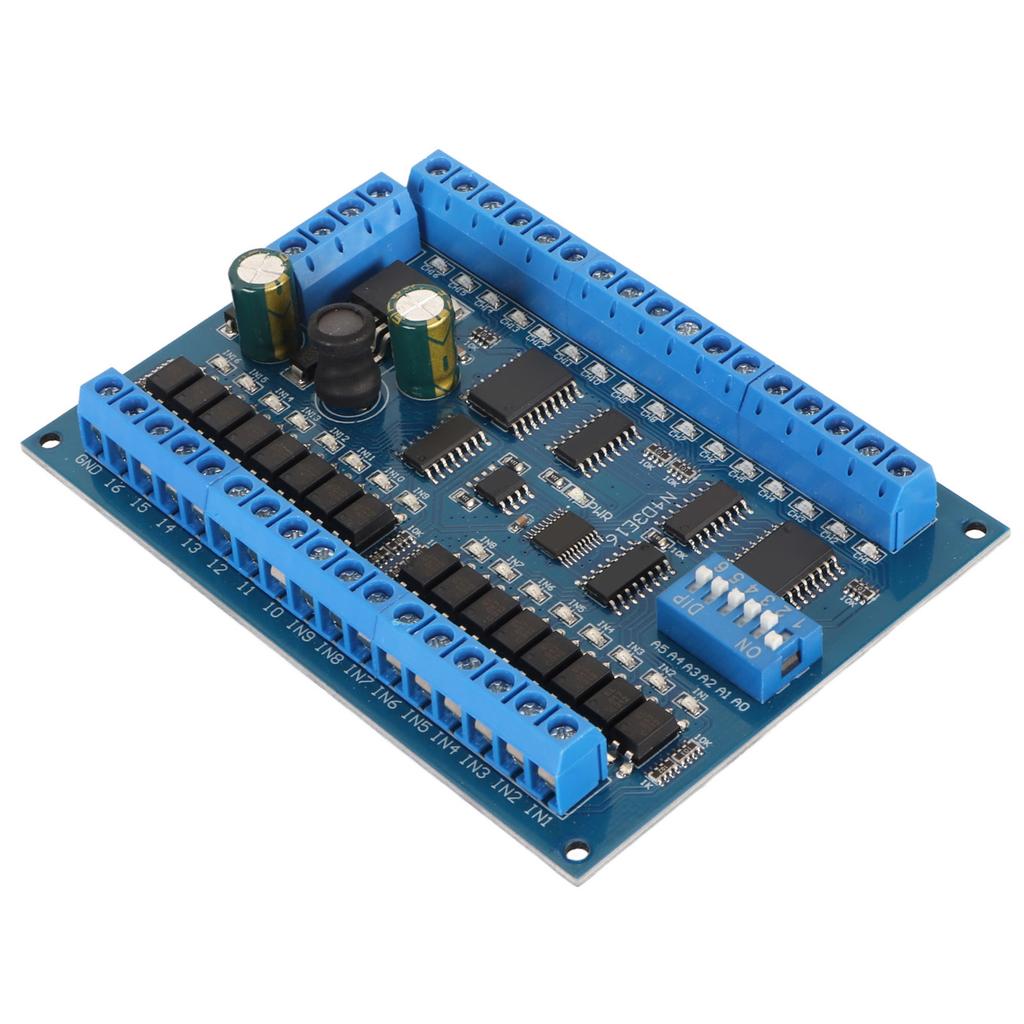 DC 6.5‑30V 16 Input 16 Output Expansion Board Multifunctional RS485 Remote Control Switch PLC IO Module