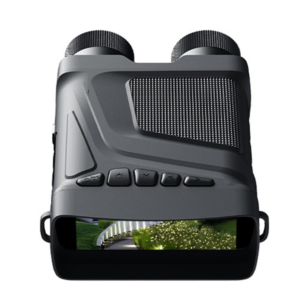 Цифровой бинокль ночного видения полностью черный полноцветный 4K полностью черный 800-метровый большой инфракрасный экран