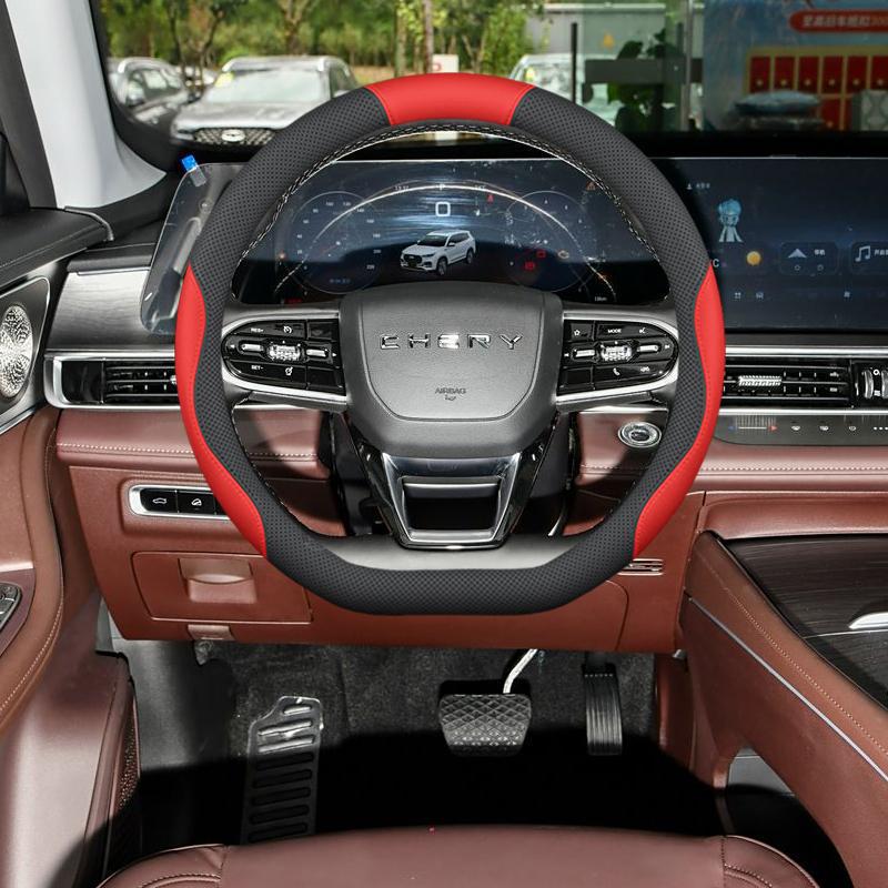 Чехол на руль для Chery Tiggo 8 Plus, 7, 8L, 9, 3X5X и Omoda 06