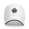 Vintage Dice Cat DnD Baseball Caps Unisex Women Distressed Denim Headwear Cute Cartoon Outdoor Running Golf Hats Cap
