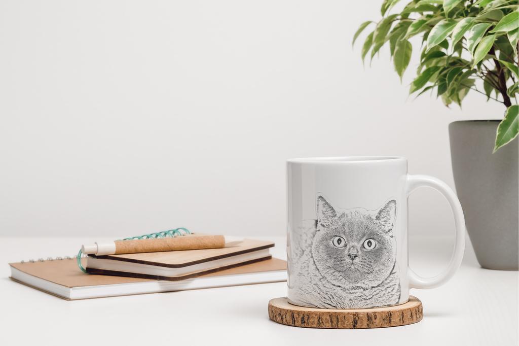 British Shorthair – Cat mug, personalized mug with print | Art-Dog