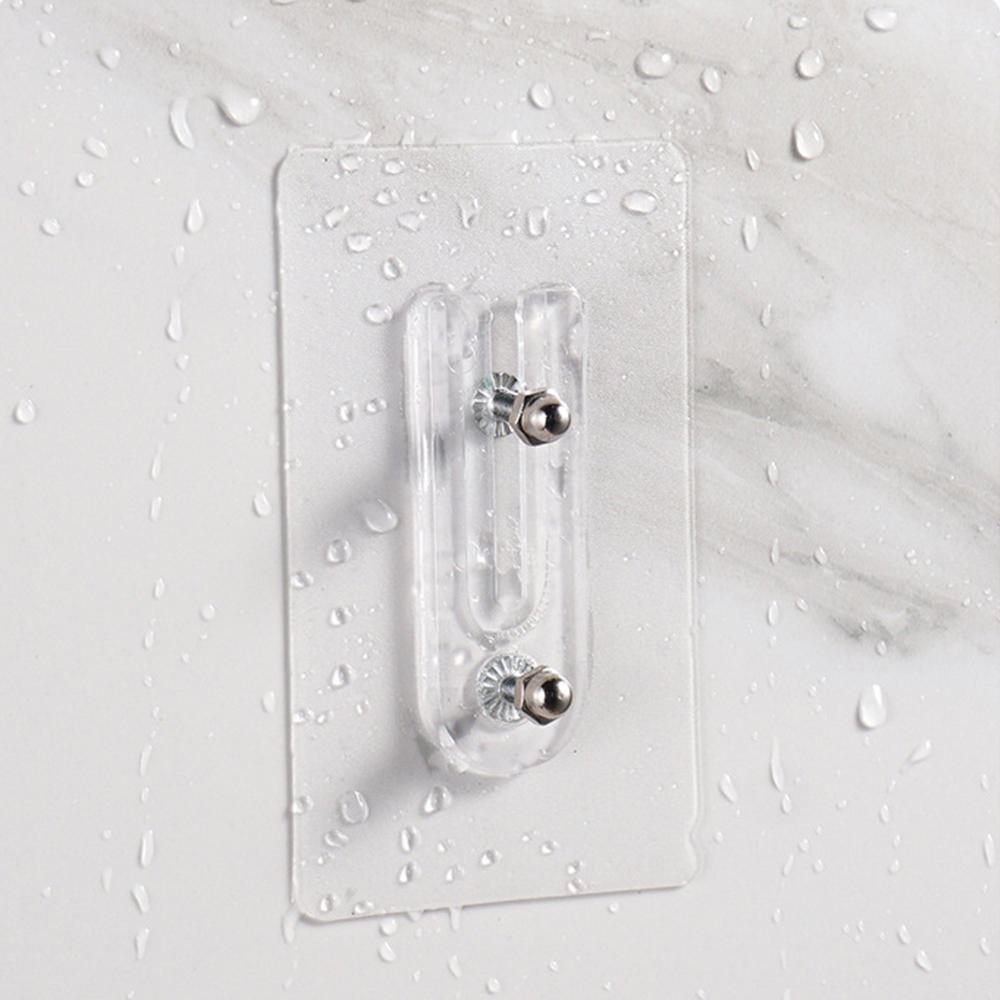 Без перфорации Двойное отверстие Винты Наклейка На Стену Вешалка Для Фотоаппарата Гвоздь Бесплатные Наклейки