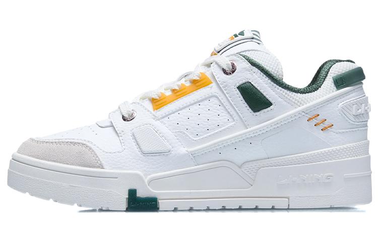 Li Ning Slip Resistant Abrasion Resistant Low top Skateboard Shoes Women's Ecru AGCR400-1
