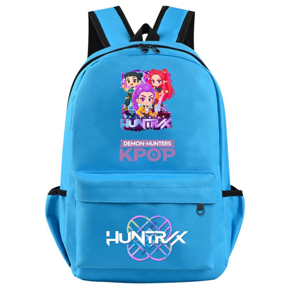 Anime Kpop Demon Hunters Printed Backpack for Teenager Student Girl Boy Bookbag Schoolbag Women Large Capacity Travel Bag Kid Gift Rucksak