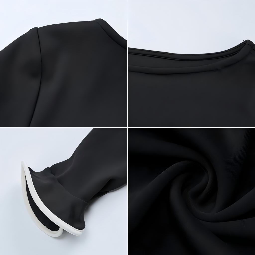 Лоскутное мини-платье с оборками и открытой спиной, черное цельное платье на шнуровке для элегантных женщин на вечеринку в честь дня рождения