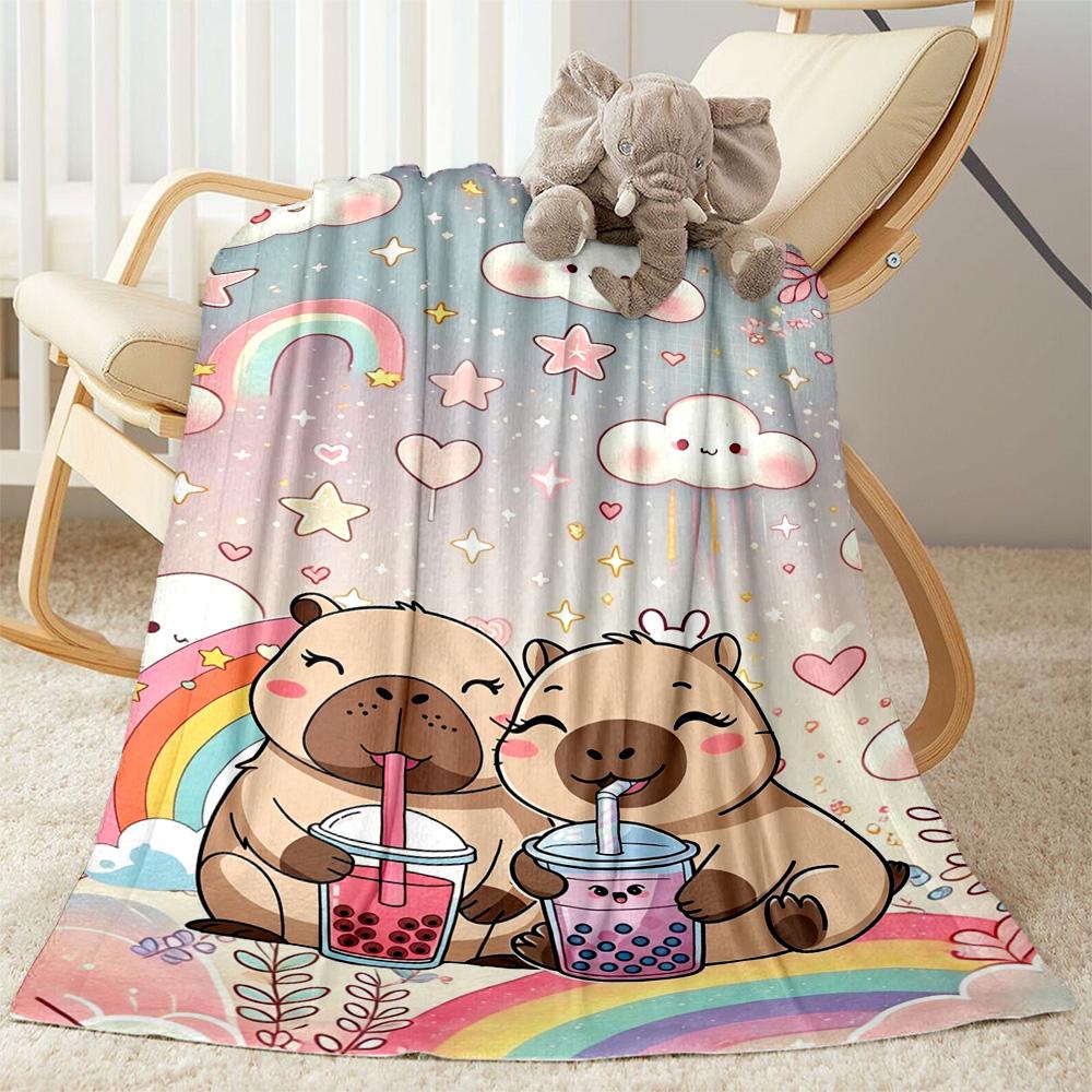 1pc Heart Shaped Bears Blanket Comfortable Soft Lightweight Perfect for Travel Camping Picnics Sofa Office bedroom Gift for Friends