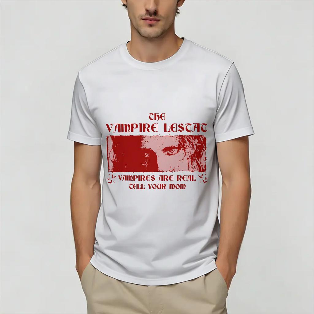 The Vampire Lestat TShirts for Unisex Fashion Cotton Tee Shirt Crew Neck Short Sleeve T Shirt Graphic Printed Tops