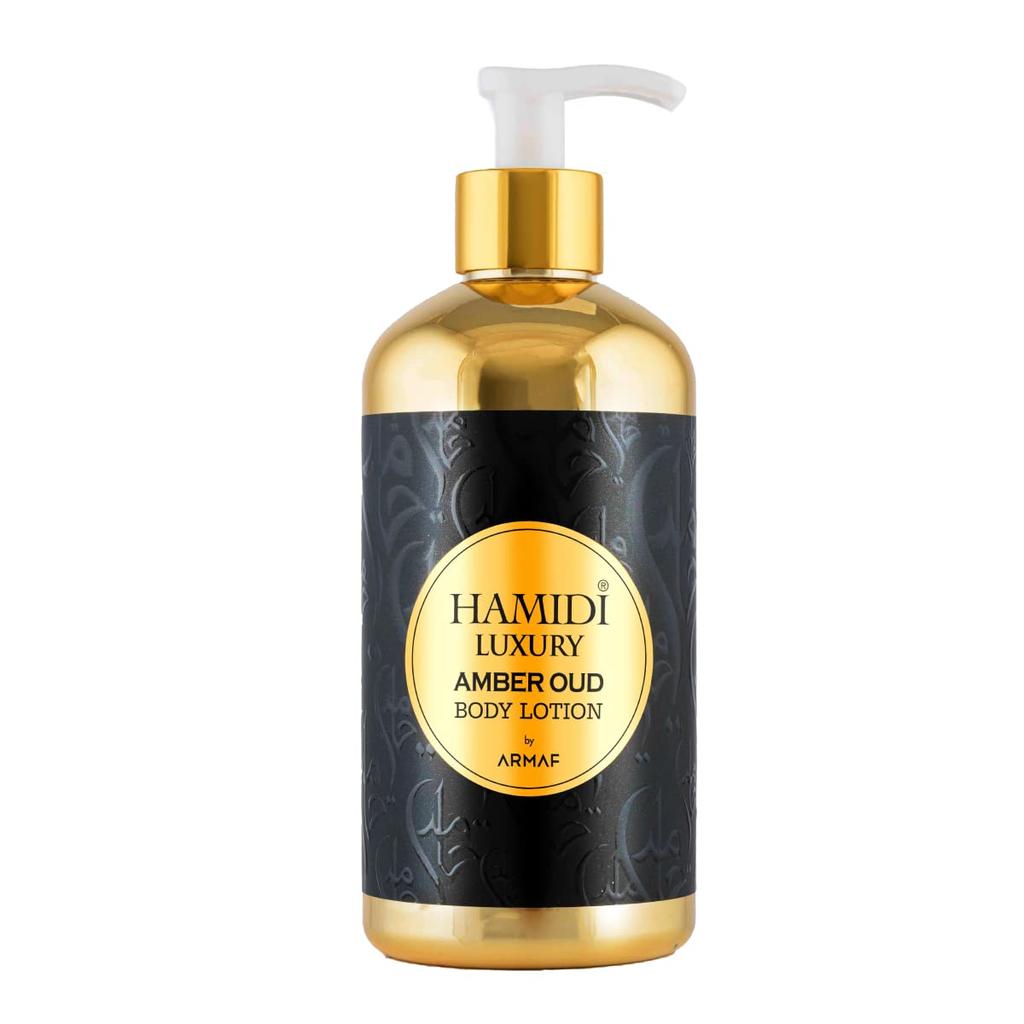 Роскошный лосьон для тела Hamidi Luxury Amber Oud от Armaf для унисекс, 500 мл