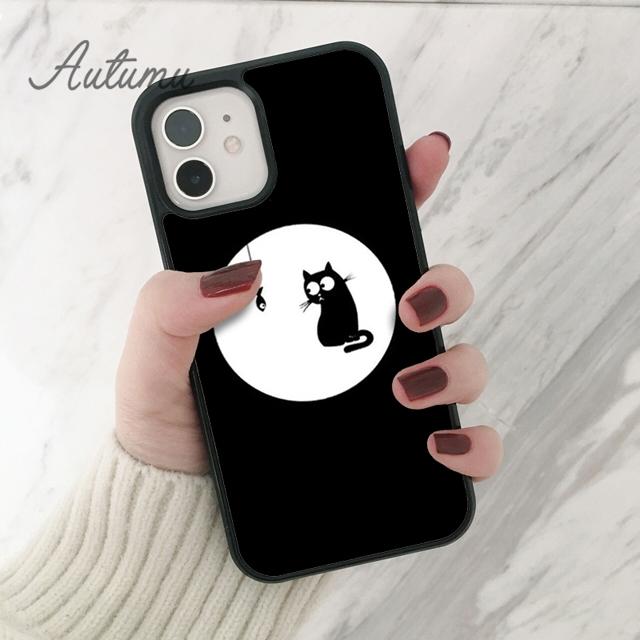 Чехол для телефона Kikis с изображением кота для iPhone 11, 12, 13, 14 Pro Max mini XR XS SE 2020, 6, 7, 8 Plus, Samsung Galaxy S21 S22