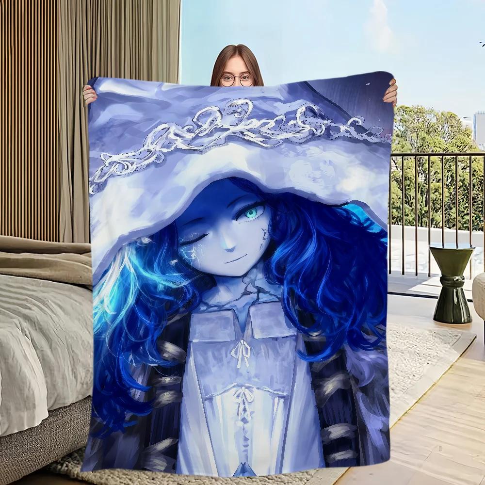 Warm Soft Plush Flannel Blanket Logo Comfortable Throw for Sofa Bedroom Office Travel Gaming Fan Art Perfect Gift