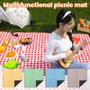 Очень большой плед для пикника Водонепроницаемый Пескостойкий Утолщенный Легкий для переноски Складной Коврик для пикника на открытом воздухе Пляжный плед