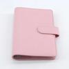 Macaroon Color Ring Binder PU Leather Notebook Cover Loose-Leaf Cover Binder Cover Notepad Cover