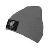 Winter Casual Beanie Hats For Unisex Women Skeleton Playing Skateboard Unisex Adult Cap Warm Daily Knit Hat Skull Caps Black