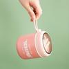 Portable Mini Antibacterial Soup and Porridge Pot Lunch Box for Office Workers, Microwave Safe Breakfast Cup