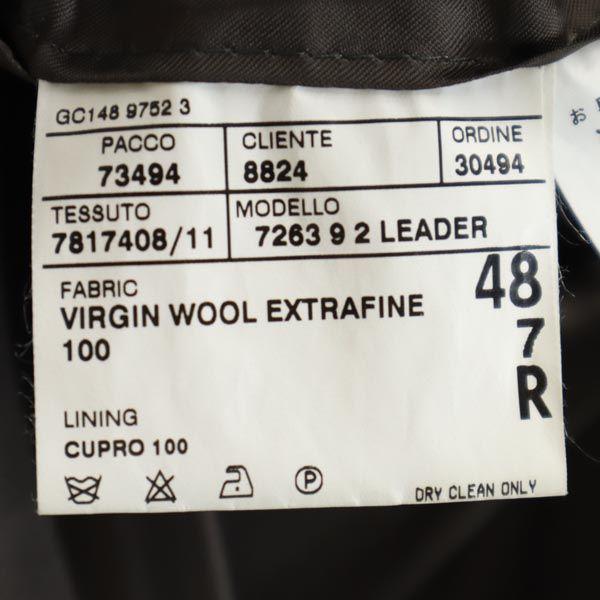 Corneliani Сделано в Италии шерстяной приталенный пиджак Коричневый Мужской Б/у