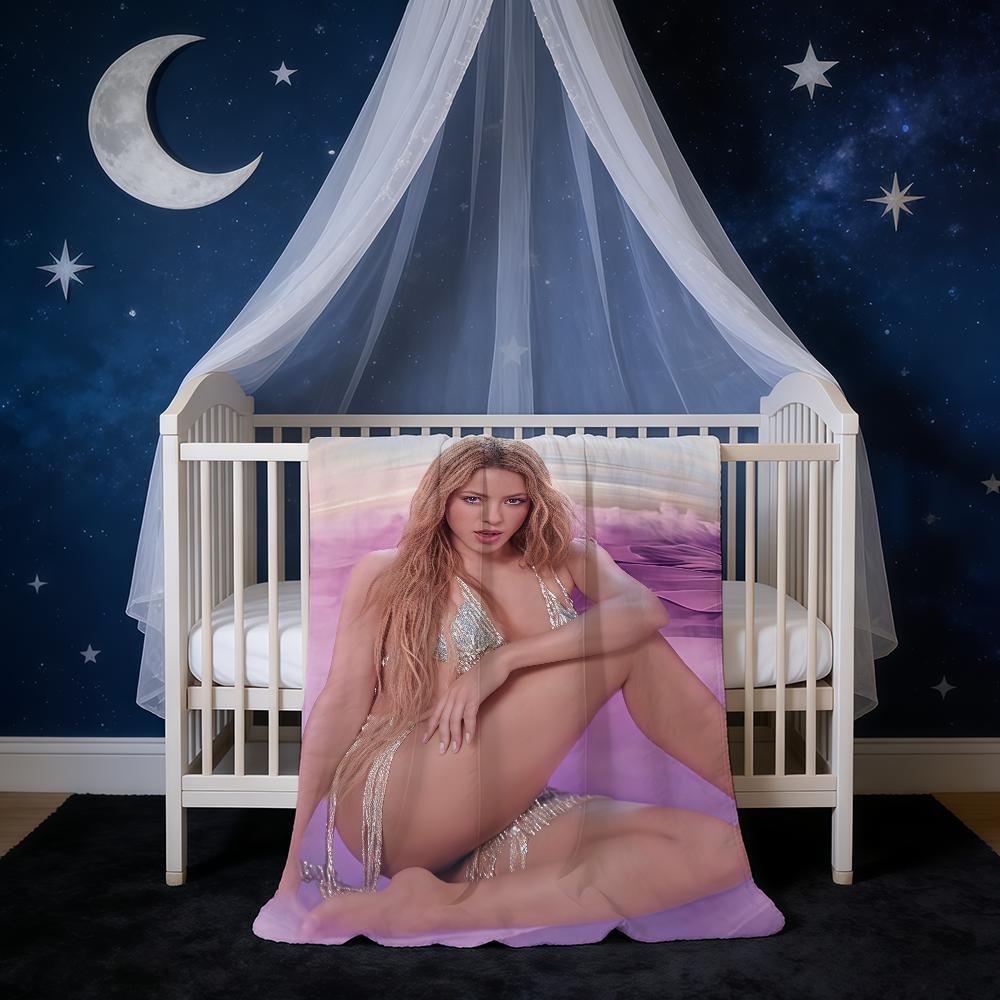Плед Singer S-Shakira Супер Теплый Уютный Плюшевый Плед Подарок для Ребенка Домашний Диван Спальня