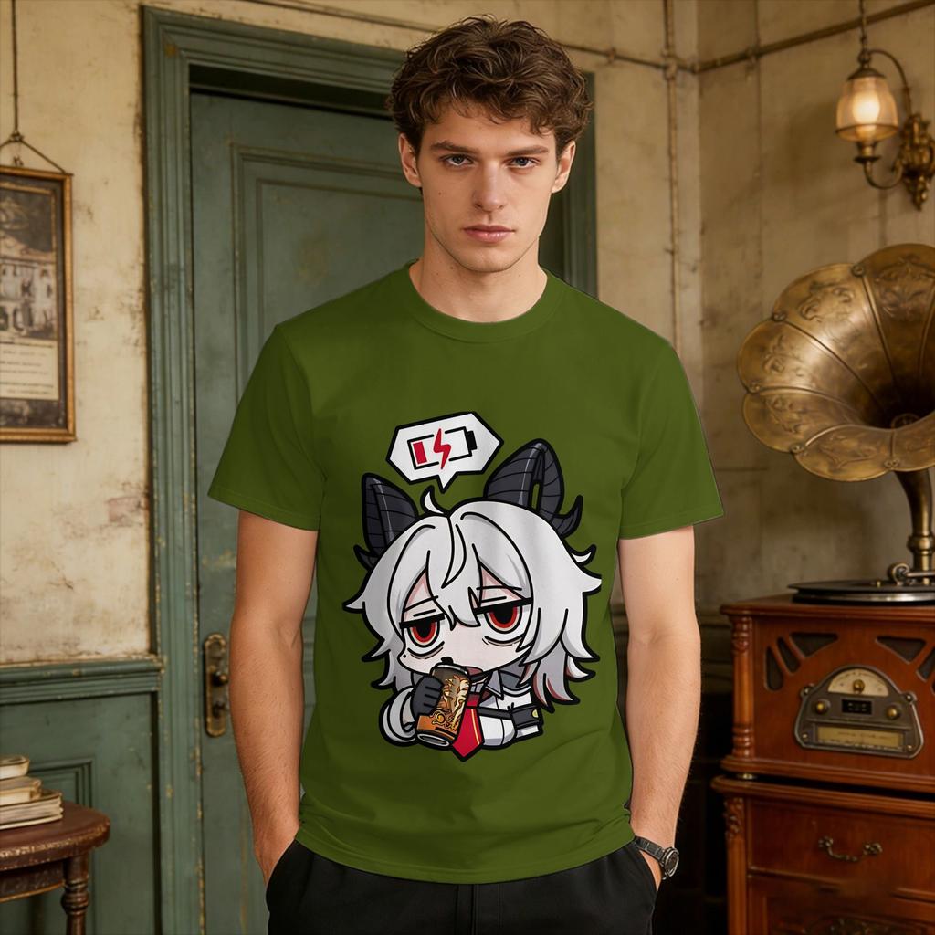 Unisex Unisex TShirt Zani Low Energy Chibi Wuthering Waves Un Fanmade T Shirts Hippie Summer Tees Y2k Fun 100 Cotton Top