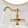 Смесители для раковины Античная латунь Смесители для ванной комнаты Индустриальный стиль Одно отверстие Двойная ручка Современный смеситель для воды 85537