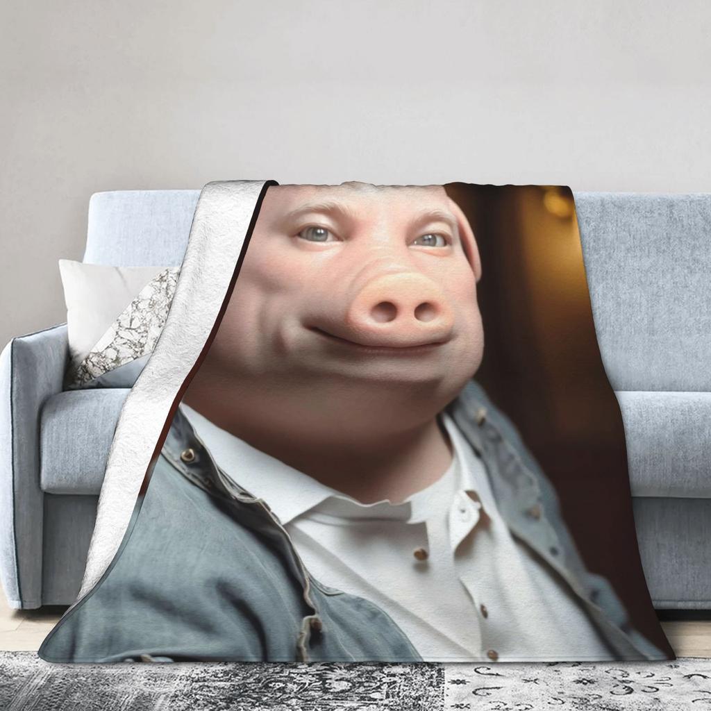 Фланелевые одеяла с мемом про Джона Порка Зимнее Супермягкое Одеяло-накидка для Мальчика Девочки Домашний Декор Принт Покрывало для Кровати Покрывало для Дивана