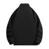 Men's Casual Solid-color Loose Zipper Sweatshirt, Men's And Women's Long-sleeved Thickened Fleece Warm Sweatshirt Jacket