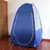 Уличная одиночная всплывающая палатка для рыбалки, просмотра спортивных мероприятий, кемпинга, синяя и прозрачная