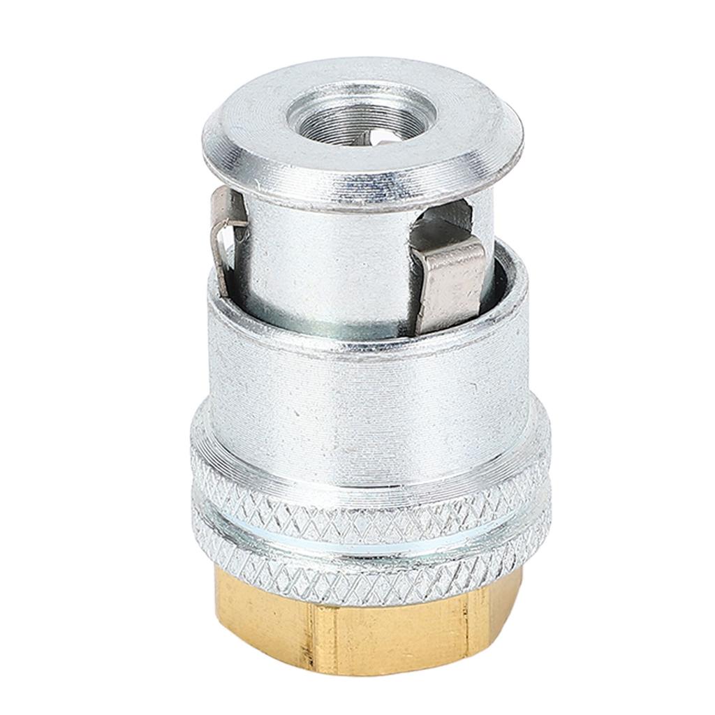 2Pcs Lock On Air Chuck 1 4FNPT 150PSI Closed Flow Tire Chuck Brass Metal Alloy Tire Air Chuck for Tire Air Compressor