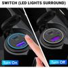 Universal Vehicle USB Charger 12V-24V, 65W PD + QC3.0 Fast Charging Port for Marine, RV, Boat, Motorcycle with LED Display
