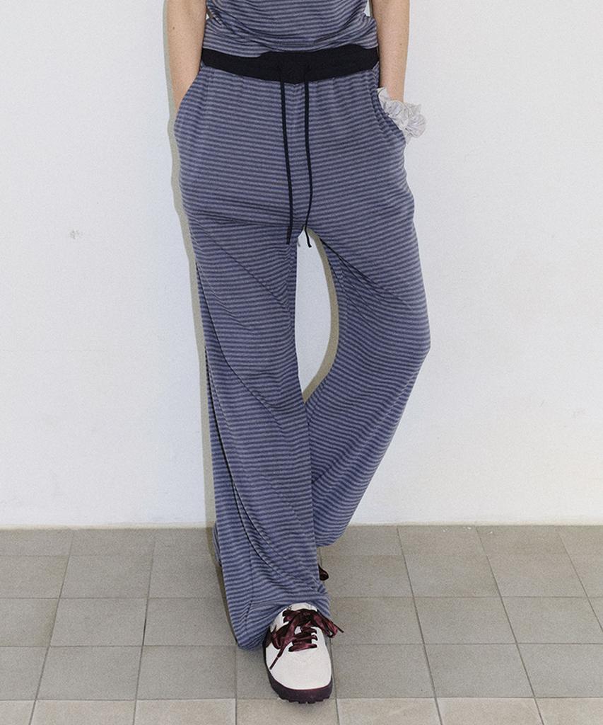 EN OR [Core] Color Combi Stripe Sweatpants - Dark Gray
