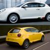 KUBDN1 Car Side Skirt Vinyl Decals Door Italian Flag Graphics Racing Stripes Sticker Waterproof Decor Accessories For Alfa Romeo Mito