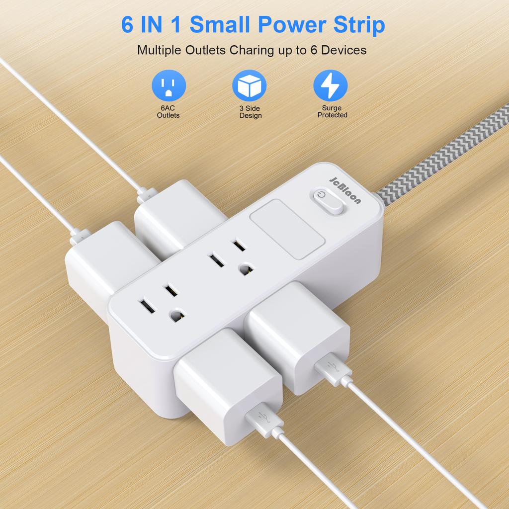 Розетка переменного тока с вилкой США, удлинитель с несколькими ответвлениями, 5-футовый удлинитель, электрическая розетка, умный дом, офис, сетевой фильтр