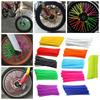 Wheel Spoke Wraps Plastic Black Skin Covers for Motorcycles Pit Bike Modifications Universal for