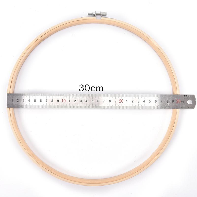 Wooden Cross Stitch Machine Bamboo Hoop Ring Embroidery Sewing