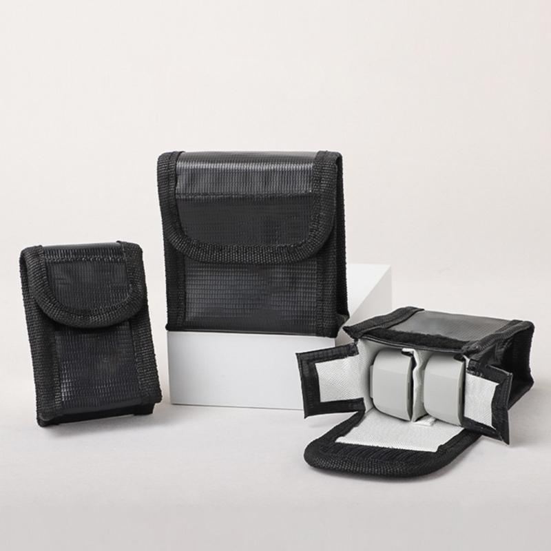 Lithium Battery Safe Storage Pouch For UAV Lithium Quadcopter Enthusiasts Fire Retardant 3 Size