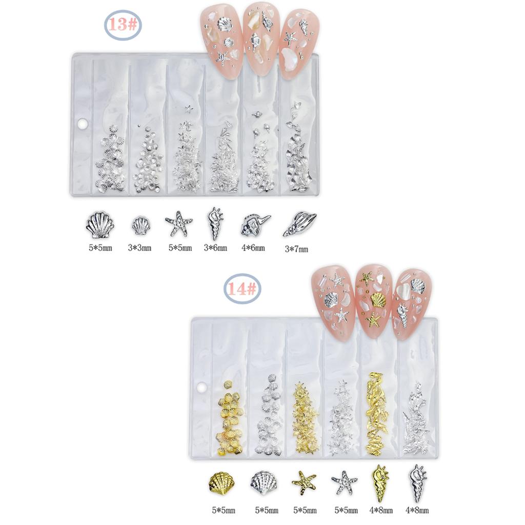 Metal Nail Art Studs 3D Metal Nail Art Jewelry Decorations Bow Heart Bubble Multi Shapes Nail Decoration Accessories