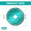 5-Pack Indestructible Discs 2.0 Indestructible Angle Grinder Cutting Discs Cuts Everything in Seconds 4-Inch Circular Saw Blades