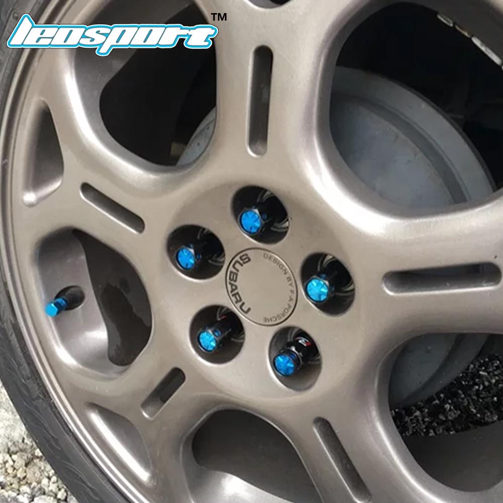 Leosport-Новый Стиль Колесные Гайки Железные Гоночные Ступичные Гайки 20шт блокирующие гоночные ступичные гайки + 2 комплекта ключа безопасности Колесные Винтовые Гайки