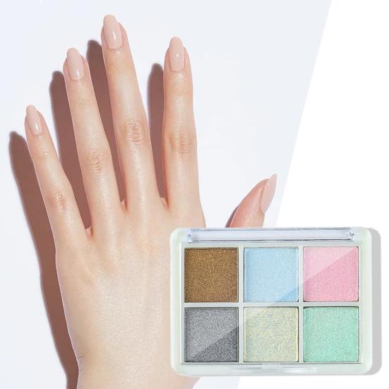 1 комплект порошка, насыщенного, блестящего, высокого, для ногтей, не летающего, «сделай сам», радужного, яркого, яркого пигмента