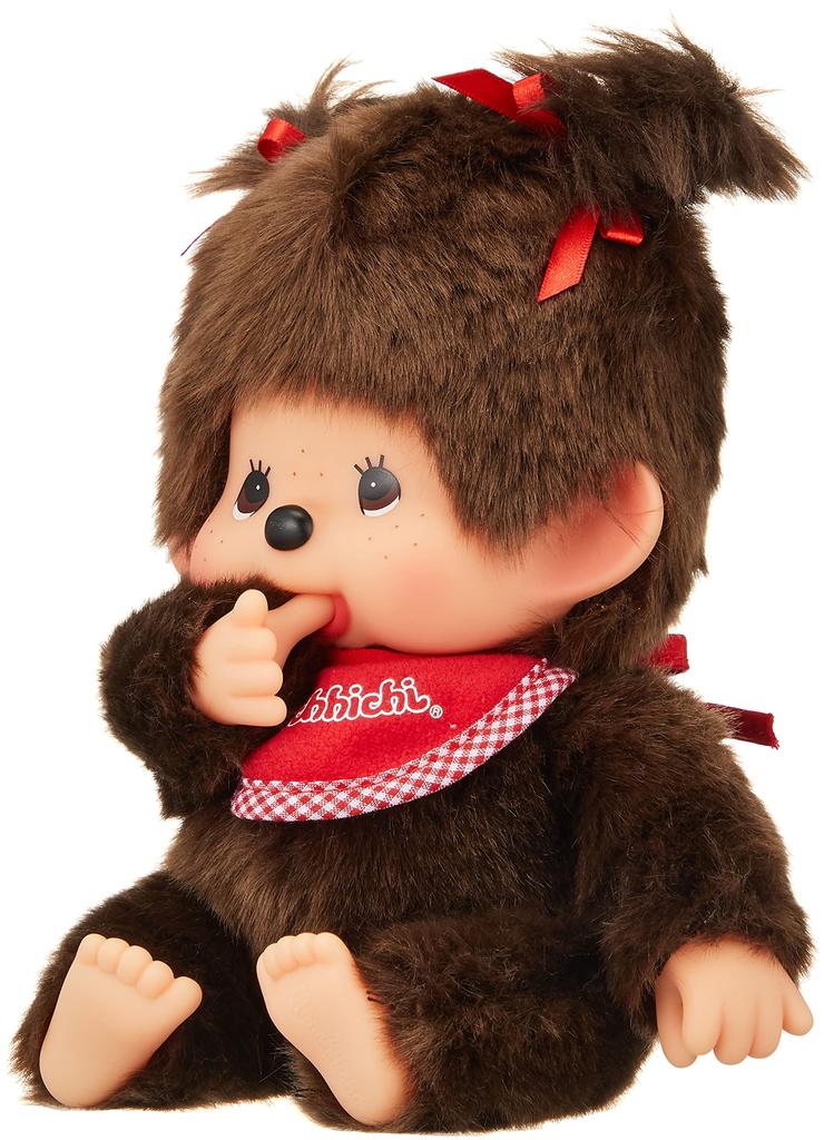 Sekiguchi Monchhichi Premium Standard M Коричневый Девочка Сидит 226764