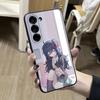 Чехол для телефона Happy Sugar Life для Samsung S26 S25 S24 FE S23 S22 S21 Plus S20 Ultra Note20Ultra Черный Мягкий