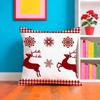 Reindeer Fashion Cute Pillow Case Pillow Case Plush Fabric Soft Double Sided Print Home Sofa High Quality Cushion