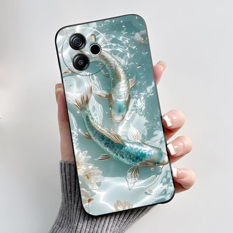 Для Blackview Oscal Tiger 12 6.78" 2023 Blackview Shark 8 Задняя крышка для телефона Роскошный Милый Любовь Кролик Забавный Мягкий силиконовый чехол из ТПУ