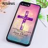 Krajews Bible Jesus Christ Christian Cross Phone Case Cover For iPhone 17 Air 16 15 14 plus 11 12 13 pro max