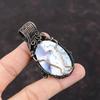 Dendrite Opal Copper Pendant Copper Wire Wrapped Jewelry Handmade Designer Pendant Wire Wrapped Pendant Gemstone Copper Jewelry Gift For Her
