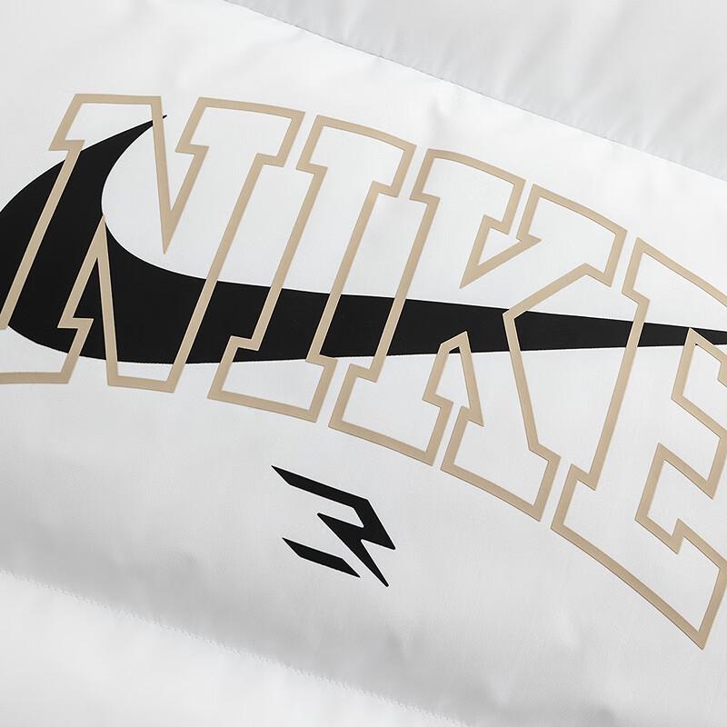 Nike Унисекс детская водоотталкивающая пуховая куртка средней длины