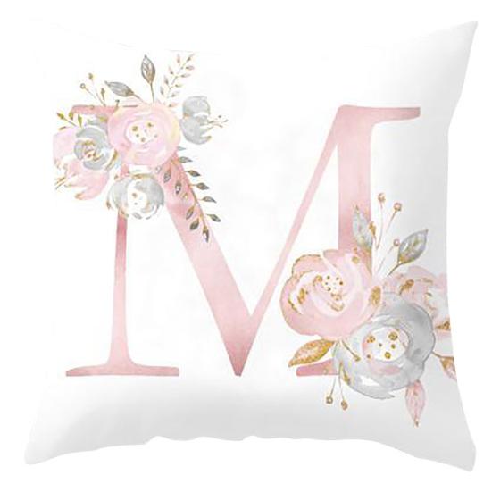 Английский алфавит с цветочным принтом наволочка на пояс наволочка для свадебной кровати